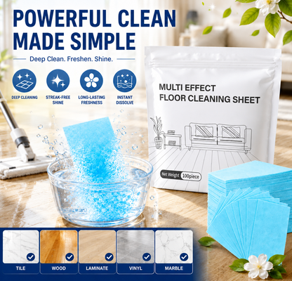 Multi‑Effect Floor Cleaning Sheets for Household Mopping