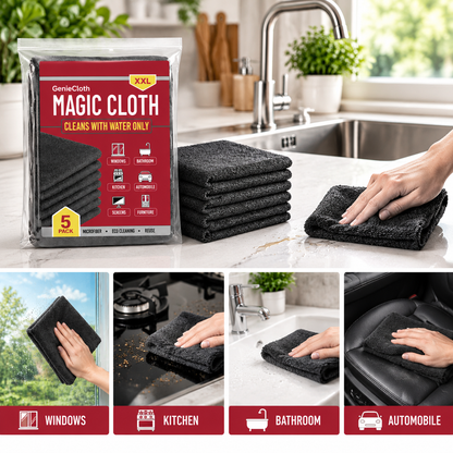 Household Reusable Cleaning Cloth 5‑Pack