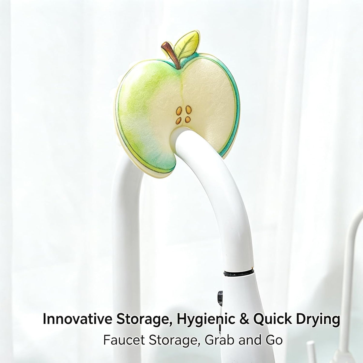 Cute Fruit‑Shaped Dishwashing Sponge | No‑Scratch Kitchen Scrubber 🍓