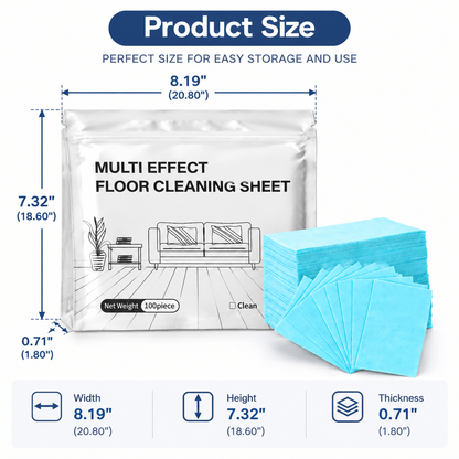 Multi‑Effect Floor Cleaning Sheets for Household Mopping