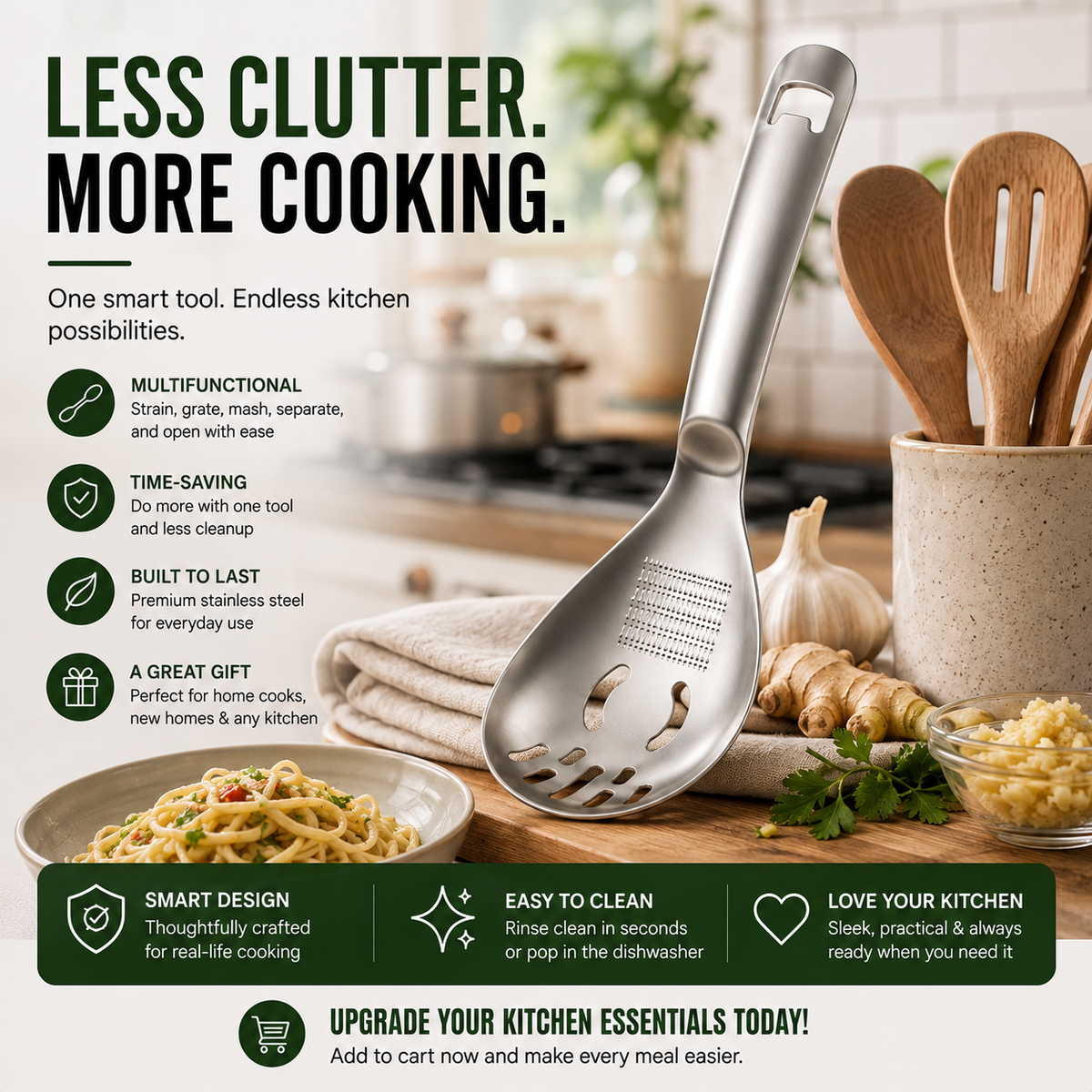 5-IN-1🥄304 Stainless Steel Multifunctional Kitchen Spoon
