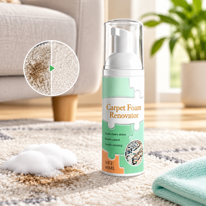 Fabric & Carpet Cleaning Foam with Cleaning Towel